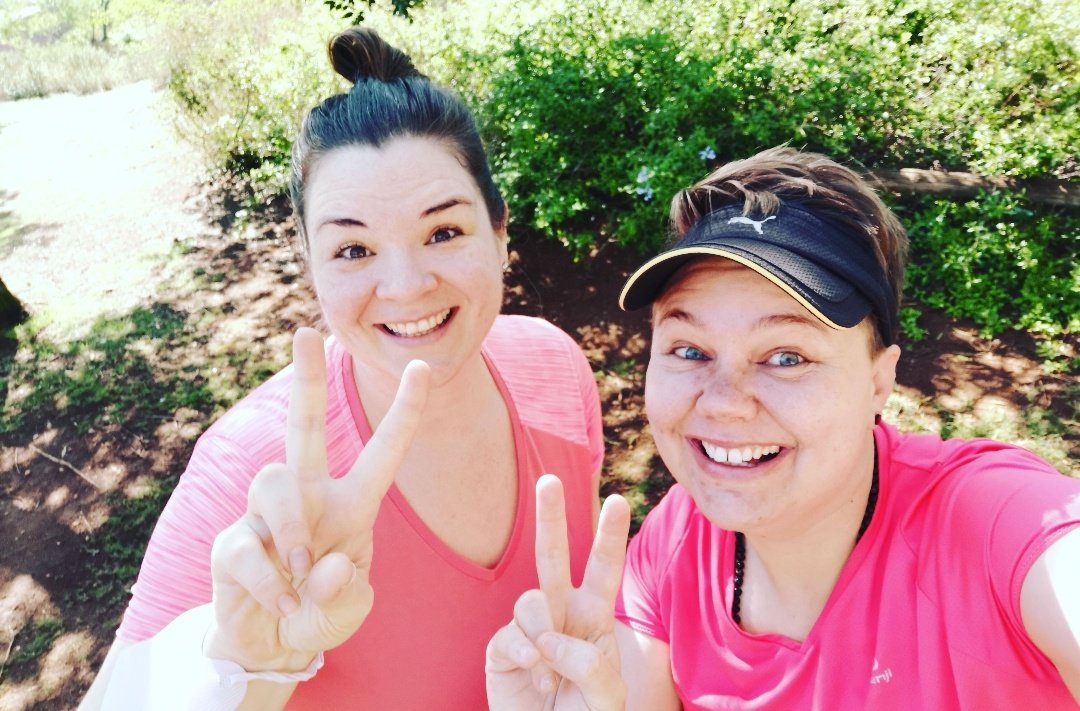 BrentJvV's tweet photo. ACTIVELY getting involved as we take to the streets for the PINK for Breast Cancer run/walk. Spreading awareness & saluting the fighters! ✌️❤️ #PINKforBreastCancer #VforHER https://t.co/OBib5KNil2