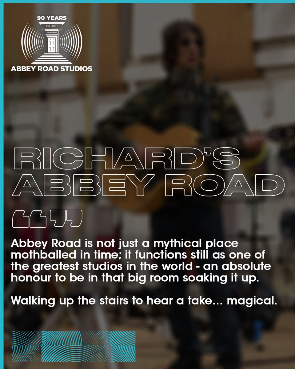 My Abbey Road… with @RichardAshcroft. In tandem with the release of his ‘Acoustic Hymns Vol. 1’, the former frontman of The Verve is next up in our series!

For his #MyAbbeyRoad contribution, Ashcroft sheds a light on what it means to him to when being in the studios.