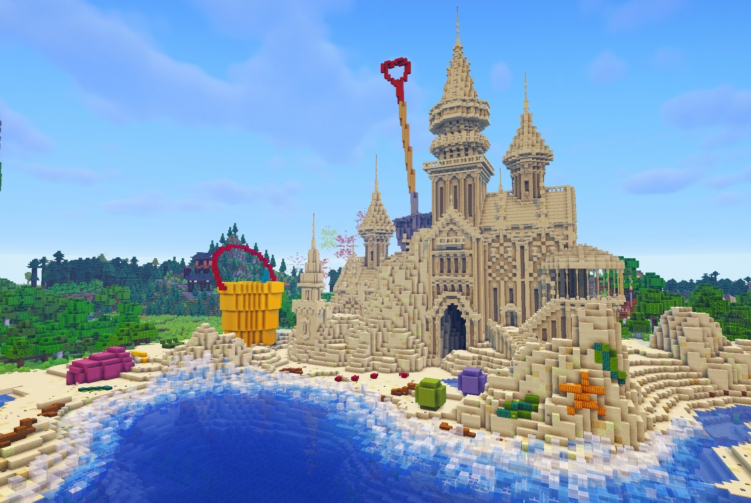 雨栗 さんちゃんく 砂の城 Minecraft T Co Ugylshksny Twitter