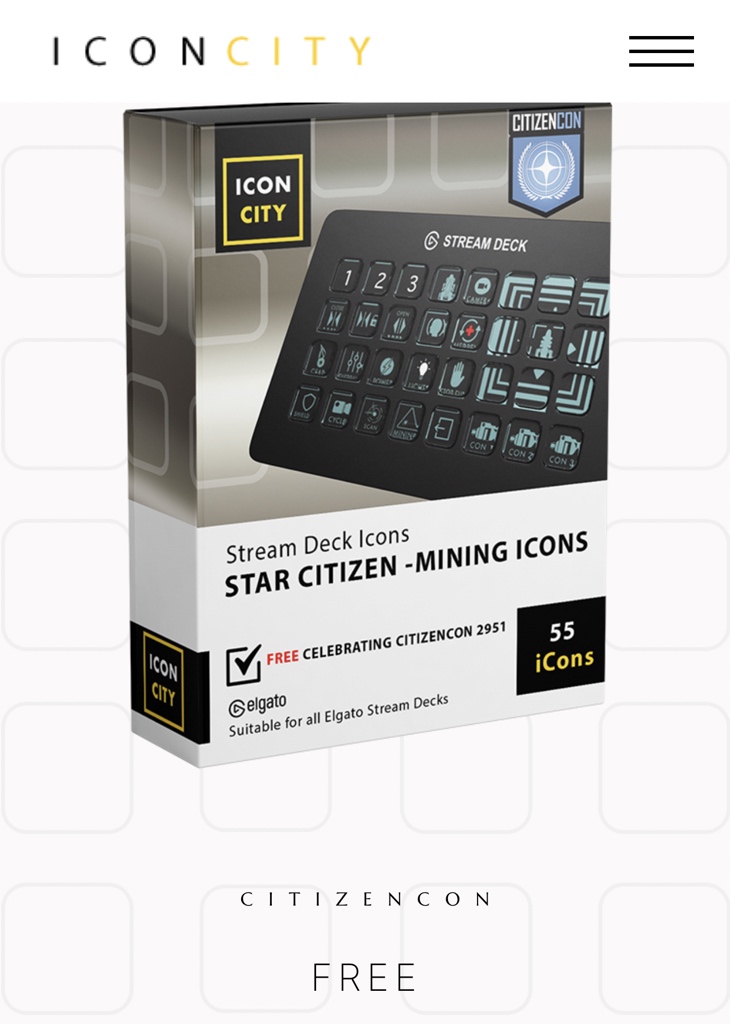 iconcitycom's tweet photo. It’s free! Go grab it #starCitizen #streamdeck #loupedeck icons #free #iConCity #elgato #streamer #pcsim #spacesim #online #gamer #pcgamer #starship https://t.co/k0DpdvBtWE