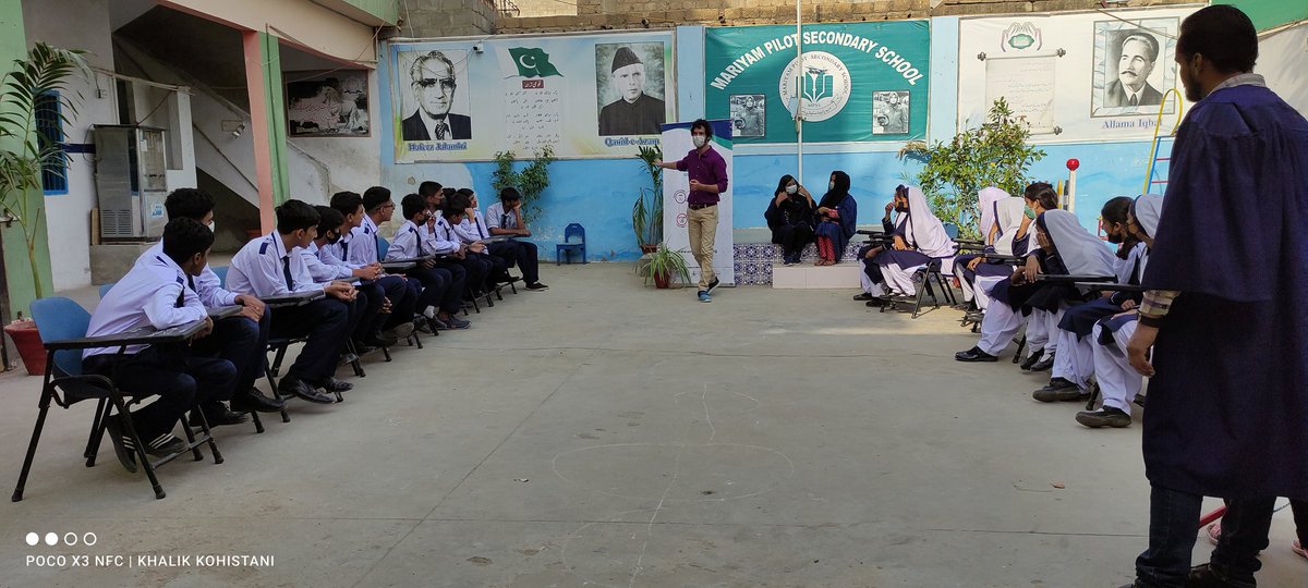 KhalekKohistani's tweet photo. Social and Civic sense is what we are lacking from society.
Conducted a talk with Students of Mariyum Pilot School Bhittai Abad Pahelwan Goth in Azme Naujwan ECI program.
#AeN #Community2Gather https://t.co/bwIHCbcKLh