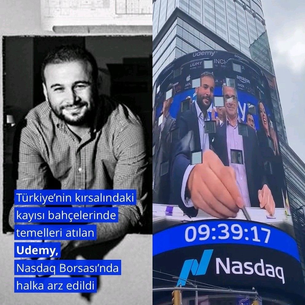 Udemy’nin ilk temelleri ODTÜ’de atılmıştı geçen yıl Kasım ayında Udemy, $3.25 milyar değerleme üzerinden $50 milyon yatırım aldığını resmi olarak duyurmuştu. Aradan henüz 1 yıl geçmemesine rağmen Nasdaq’ta çalınan gong ile dün işlem görmeye başladı👏👏👏
webtekno.com/haber/amp/1167…