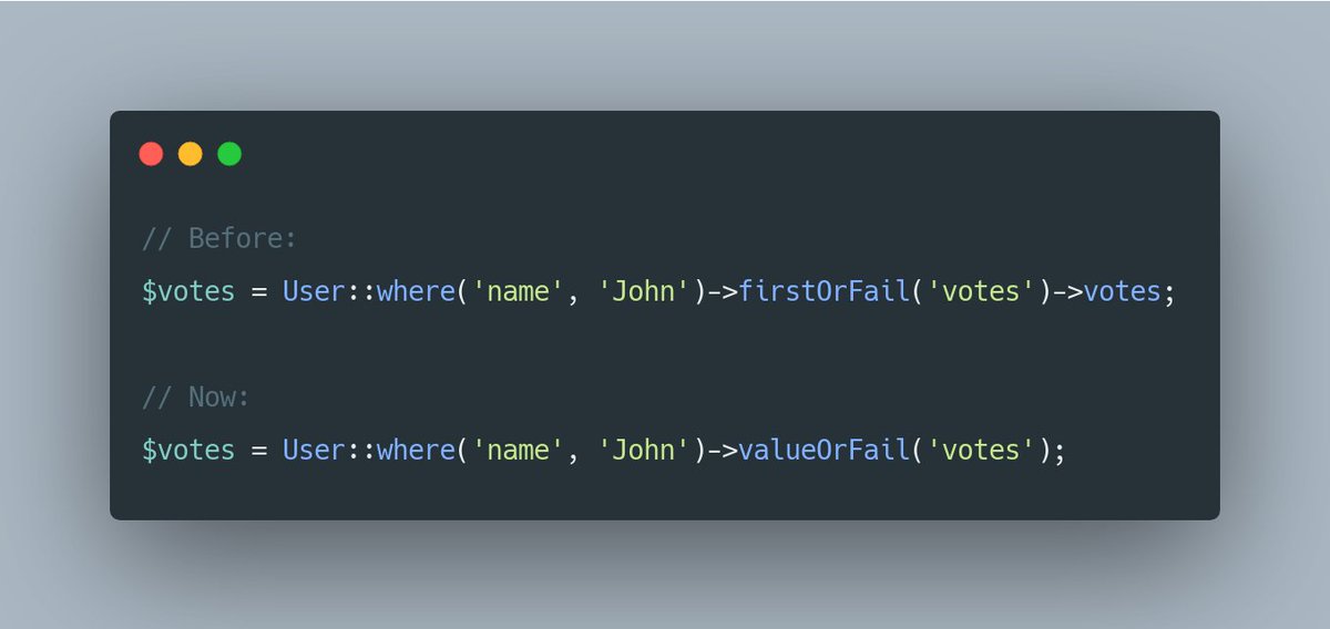 You can use valueOrFail() to fetch a value from the database, or abort the request if the queried record does not exist