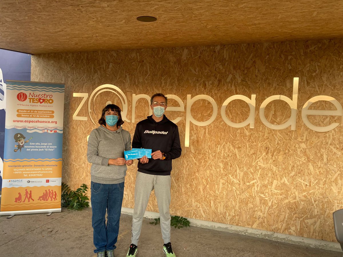 ASPACE_Huesca's tweet photo. 🎁¡Más regalos de la Marcha Aspace Huesca entregados! 

➡️ 4 bonos mensuales de  cursos grupales donados por @zonepadel 

👉🏻 Ganadores: 
- Vanesa Marín
- Silvia Cruz
- Blanca Saiz
- Lucía Rodríguez
¡Enhorabuena! 👏🏻👏🏻👏🏻

❤️ ¡Muchas gracias a todos por colaborar! https://t.co/VvriKXOjhL