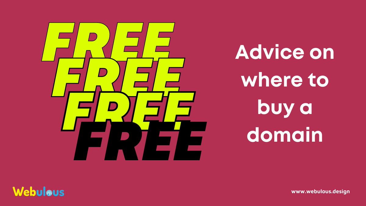WebulousDesign's tweet image. 1/3
Still not sure 🤷 where 🕵 and how to buy a domain? At Webulous Design, we help 💁 you choose the right domain registrar that suits your budget 💵. 
...