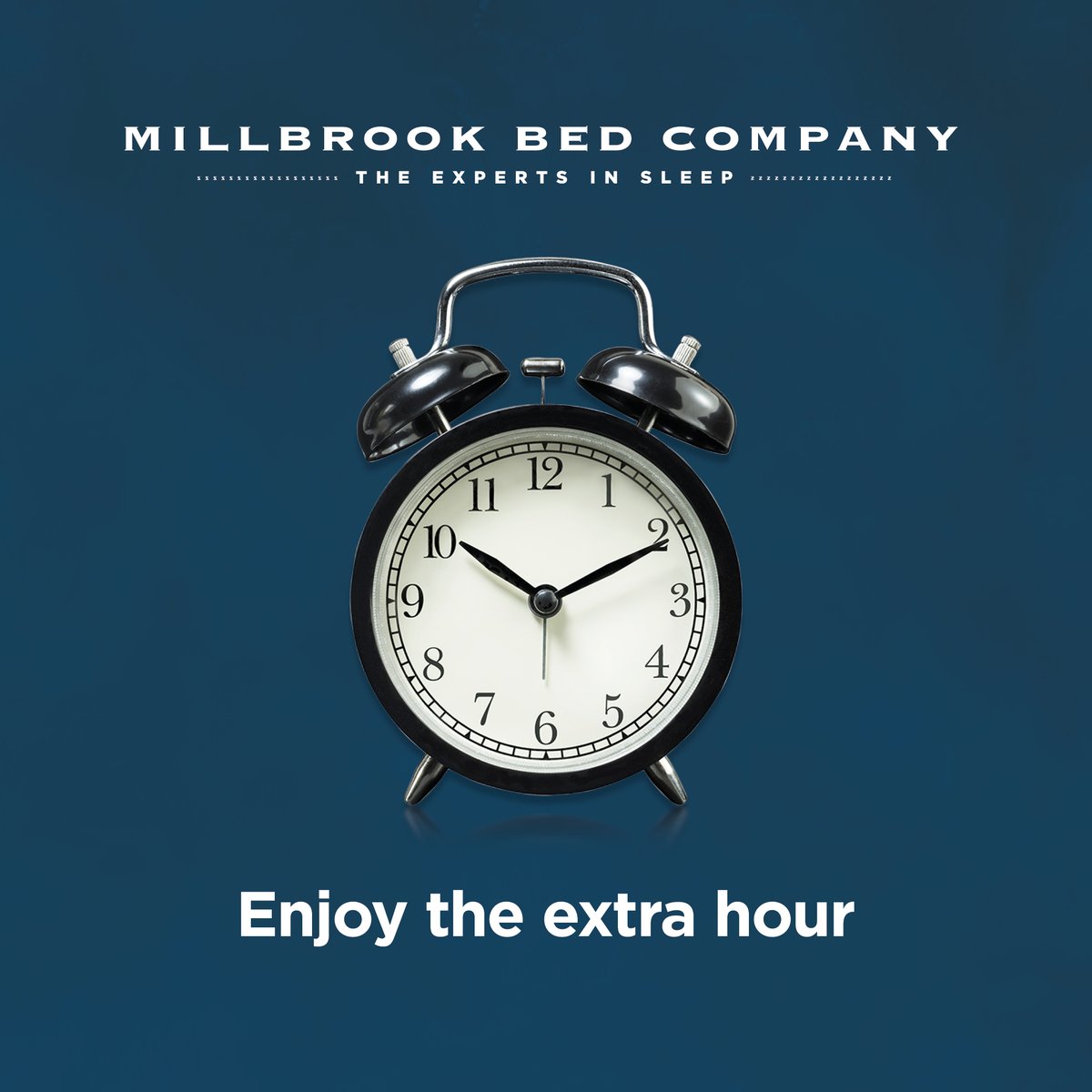 Don't forget, the clocks go back tonight - we love a lie in!  

Enjoy the extra hour!  zzzzz