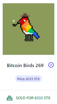 ArtOnStacks's tweet photo. More GM updates!

🐦 @bitcoin_birds 269 SOLD for 6333 and close to 410K volume, absolutely amazing!
🏰 @CitadelSTX  SOLD for 1250 STX and close to 25K volume!
🎭 #STXJokers SOLD OUT &amp; volume close to 2K since yesterday!

Congrats all around and more at https://t.co/8ATS8V19OK
😍 https://t.co/DIAgiY5A21