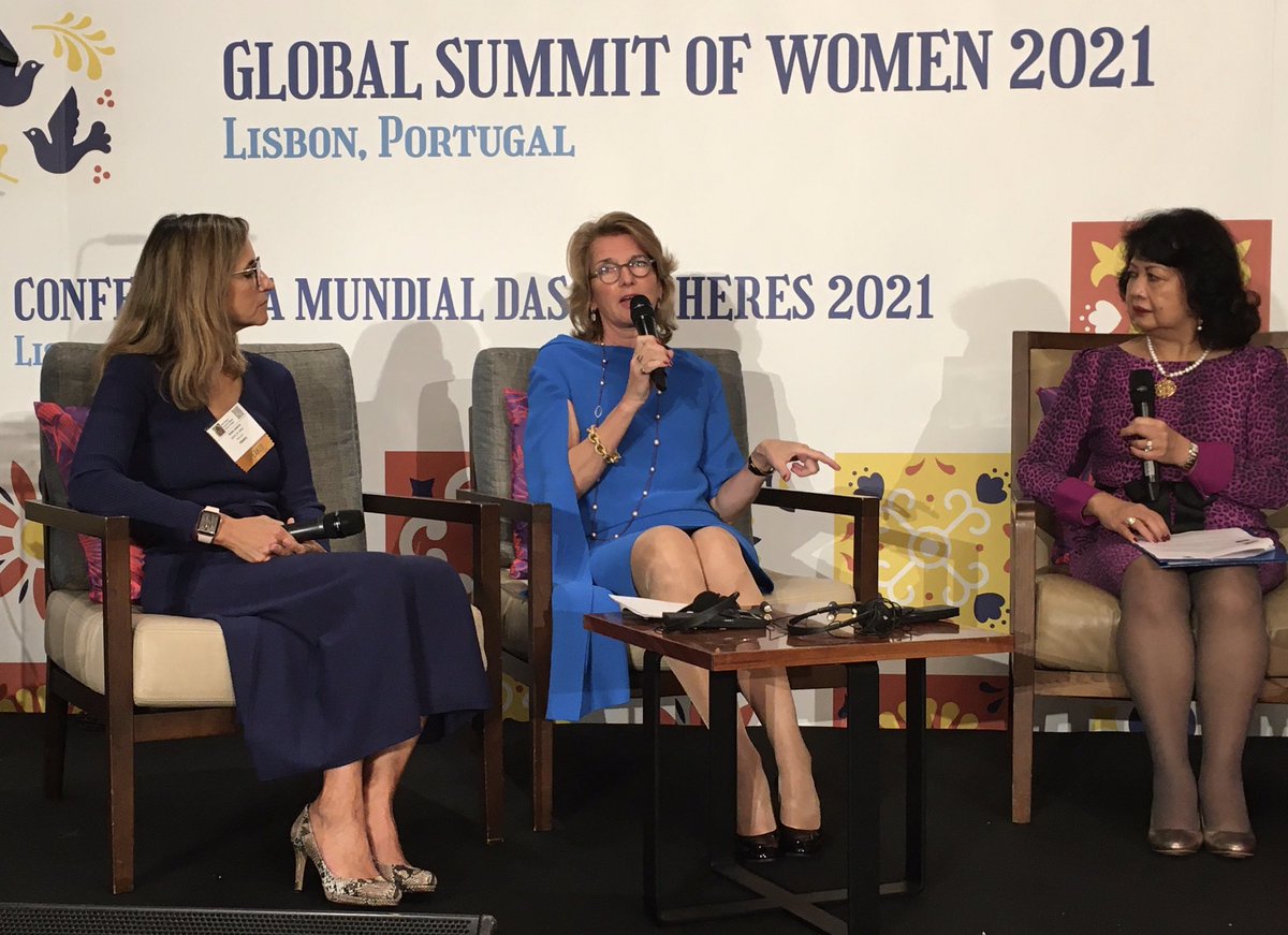 „Empowering human and economic possibilities in the boundaries of our planet“ - very well put by Marguerite Soeteman-Reijnen. #GSW2021 <a href="/GlobeWomen/">GlobeWomen</a>