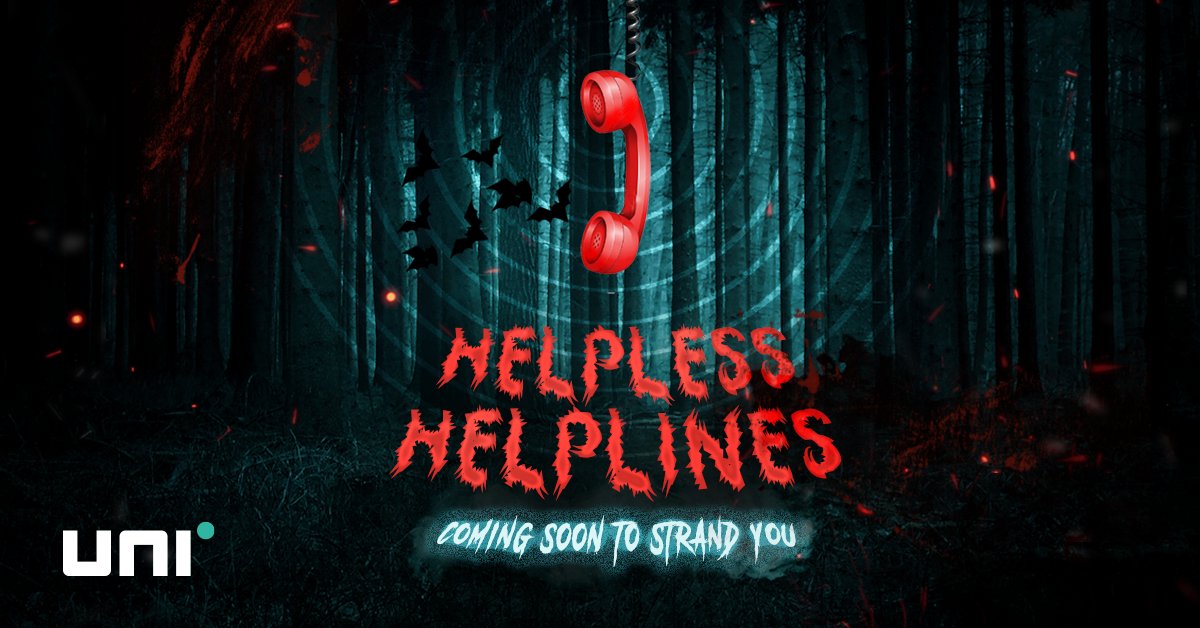 cards_uni's tweet photo. 'Please stay on the line. Your call is very important to us.'
'Please stay on the line. Your call is very important to us.'
This Halloween #DontGetGhosted by horrifying helpless helplines like these. Stay tuned to find out more.
#UniCards #ComingSoon #FinancialHorrors https://t.co/ObGwj2E5eo