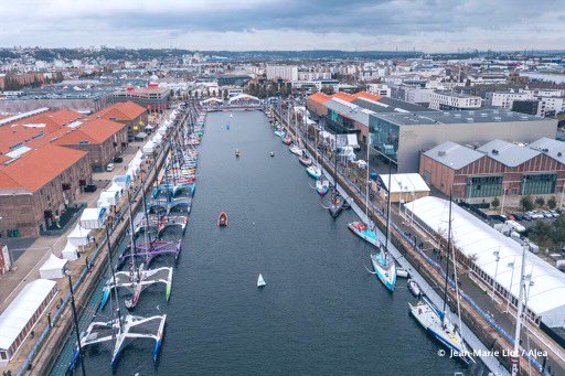 cubisystem's tweet image. Transat Jacques Vabre 2021 Le Havre Fort de France. that's it! all the racing boats have arrived at Quai Paul Vatine. Cubisystem has been installing pontoons since 2001, the tenth edition. Better than words photos!