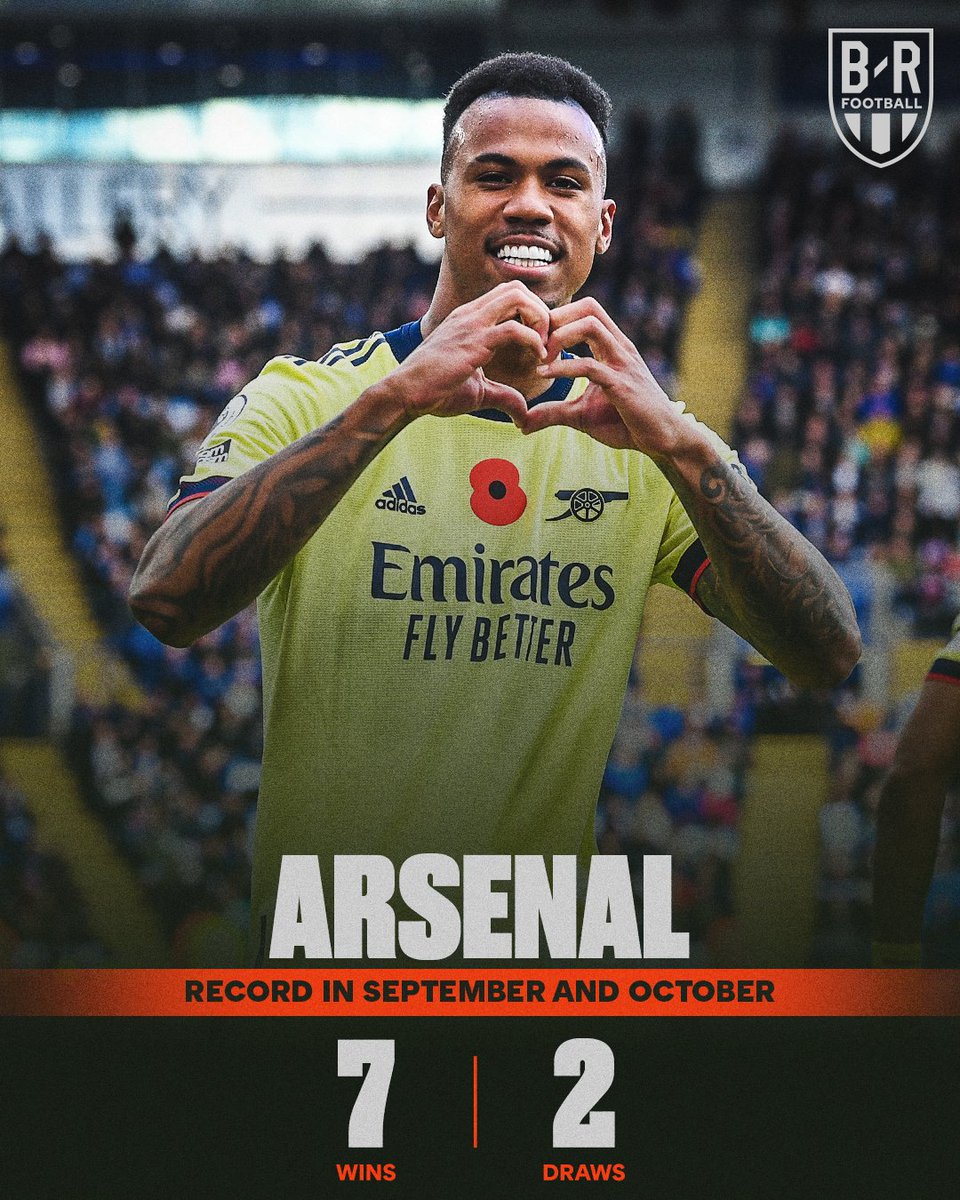 brfootball's tweet image. FT: Leicester 0-2 Arsenal.

Arsenal continue their unbeaten run since losing to City in late August 📈