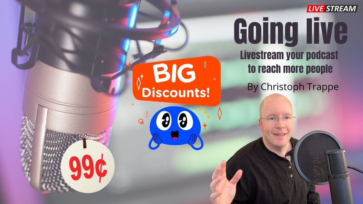 GoingLiveNow's tweet photo. 🎙Many brands are starting podcasts and are then disappointed by the number of downloads. One way to maximize your podcasting is by livestreaming the recordings to your existing social communities. 🤯

 🚨https://t.co/B6TAYArcrx💭 https://t.co/BgOdDzPEcG