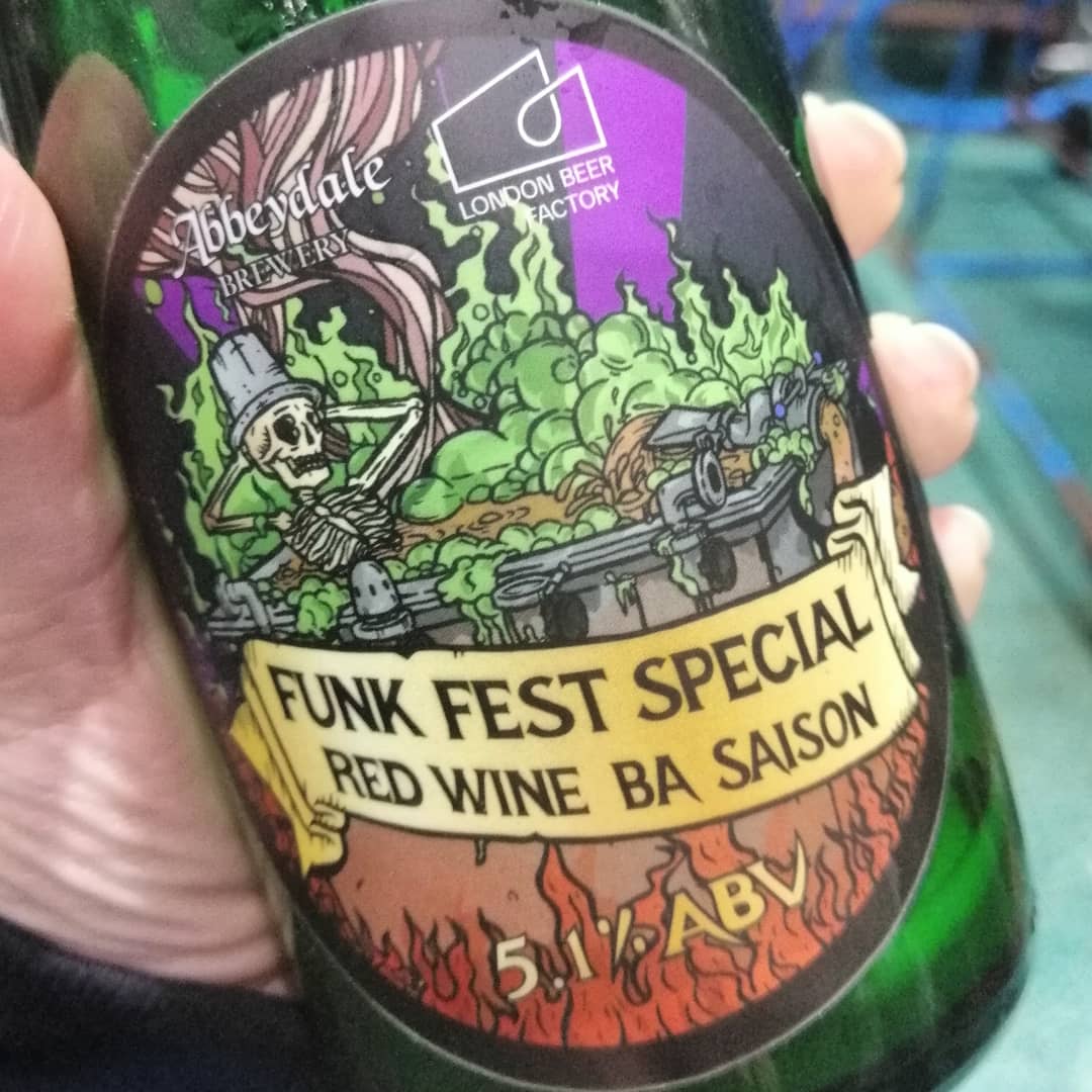 AbbeydaleBeers's tweet photo. Live @AbbeydaleFunk brewday and tasting with @AscensionCider today! #FunkFest21
... And yes, our guests are drinking pumpkin saison, served from a pumpkin ๐๐ https://t.co/F4puDL1LHh