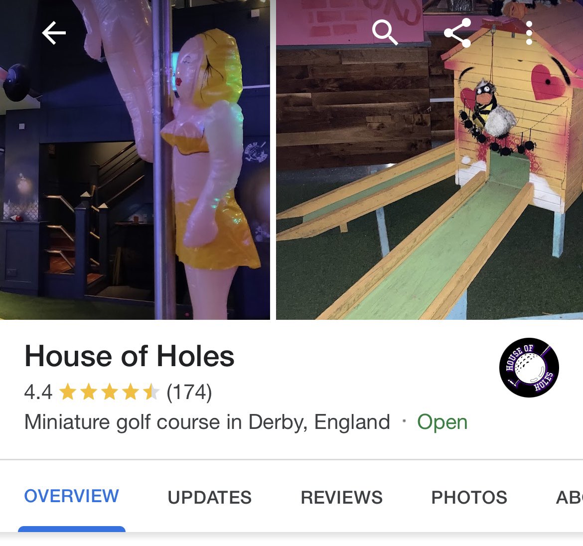 stephenbucomedy's tweet photo. Why is crazy golf so horny nowadays https://t.co/gnn3A4LZ1h