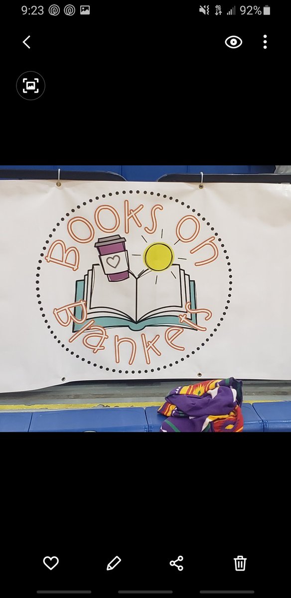 What a great day for books and blankets! <a href="/Bostonkidscount/">Boston Elementary</a> <a href="/ETBoothMS/">ETBoothMS</a>
