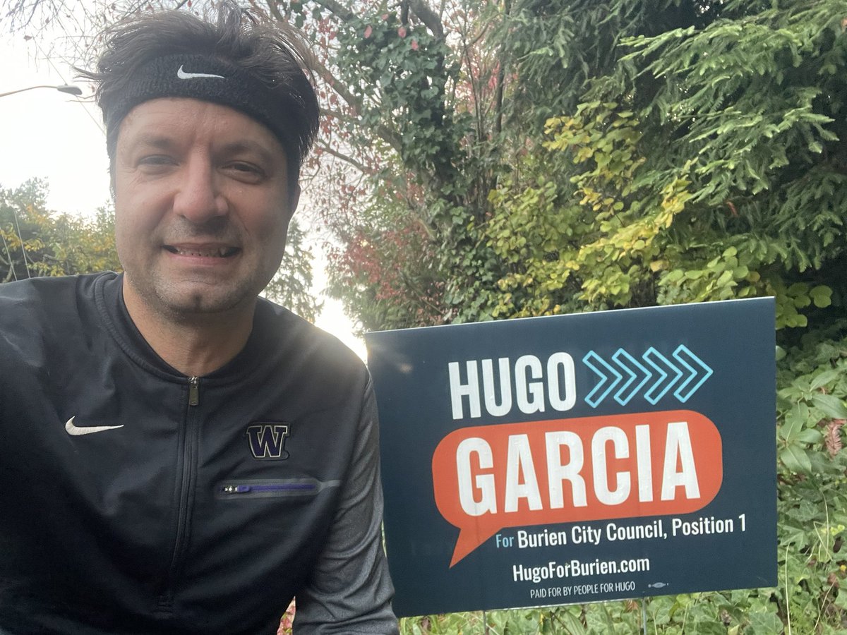 4whodey's tweet photo. I’m proud to have voted for @hugo4burien! This man has the experience in local government, and he exudes empathy, kindness and respect! #hugo4burien, #vote4hugo, #LFG https://t.co/UKusHc6ndt