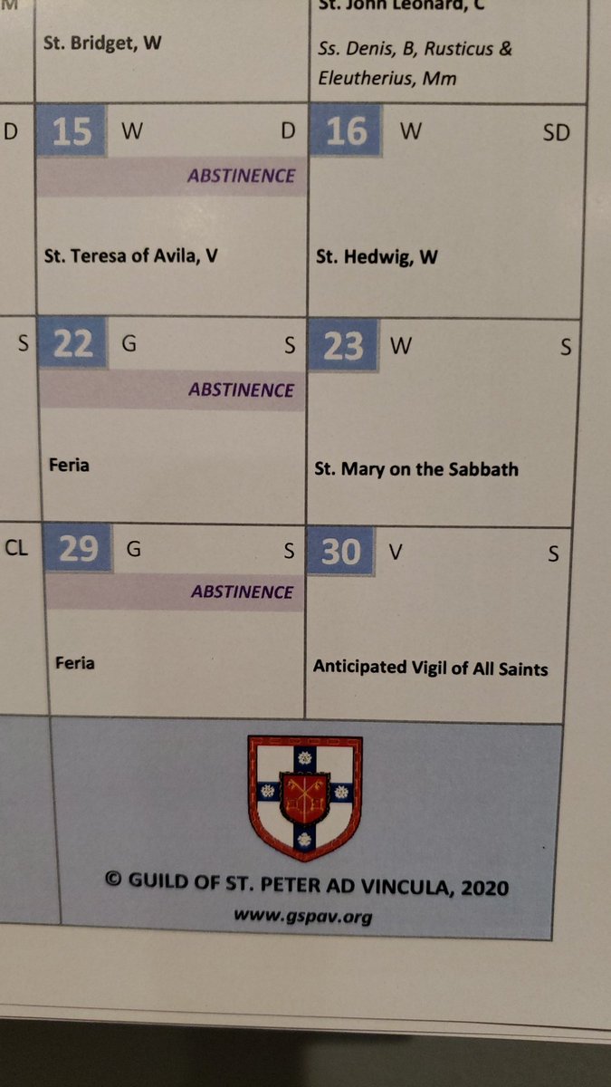 acatholiclife's tweet photo. Today is the anticipated Vigil of All Saints (#pre55). It is also a day of fasting and abstinence since pre 1917, the fast and abstinence required on Halloween was transferred when Halloween is on a Sunday.

https://t.co/44cWLtvO27 https://t.co/G6jk3iKUbl