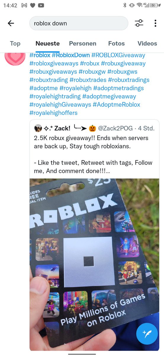 3senpai3's tweet photo. Guys when you see this don't fall or something else for it !!!!#RobloxDown https://t.co/w4Ey8iVtFF