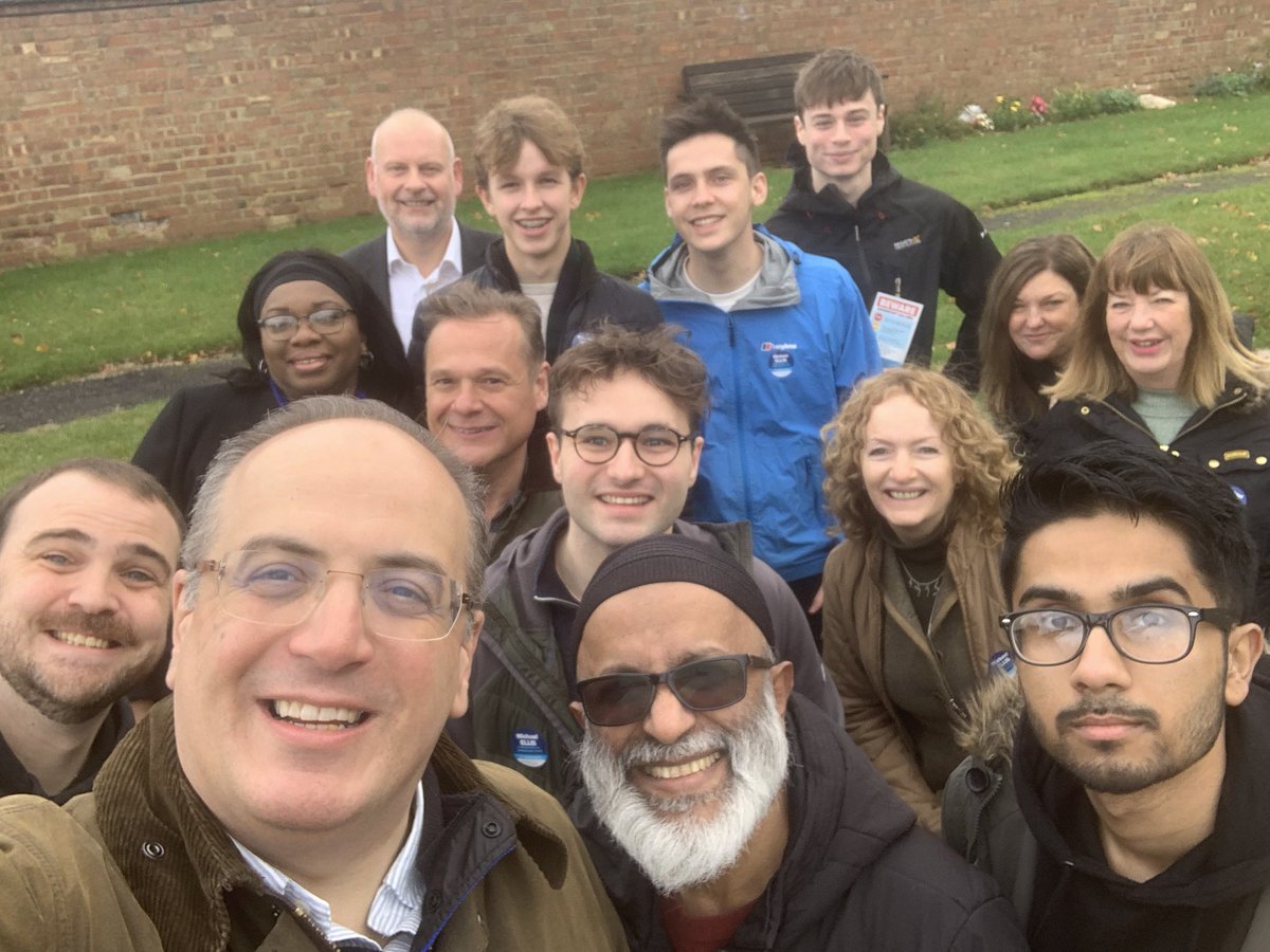 A great morning out canvassing for views on the doorsteps in #NorthamptonNorth today. With thanks to the team! #Conservatives