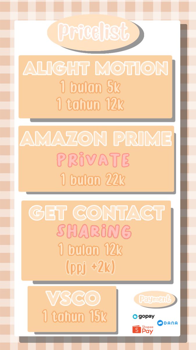 sezductive's tweet photo. hi all!! Lagi mau jajan App Premium yang 💯 murah, legal dan bergaransi? Yuk beli di @jqnjijiwa aja ready loh, harganya juga terjangkau dan tentunya TRUSTED 🤩🤩. To order dm ke @jqnjijiwa / link wa di bio ya 💘💘
#zonauang #zonajajan https://t.co/0fYAoc7I4u