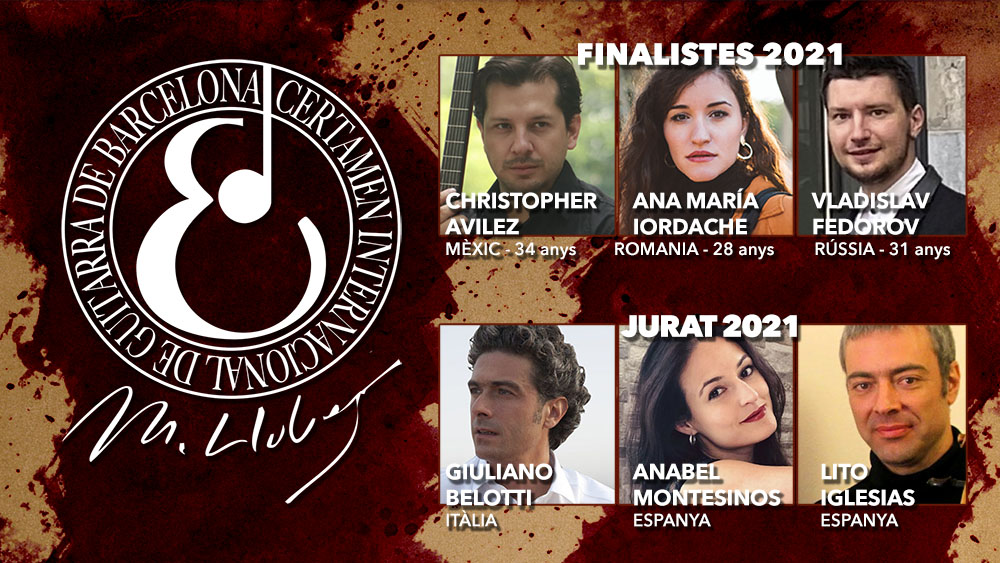 Finalistes del Certamen Llobet 2021:
Christopher Avilez #MEXIC
Ana Maria Iordache #ROMANIA
Vladislav Fedorov #RUSSIA
Agraïments als membres del Jurat d'aquesta edició: Giuliano Belotti , Anabel Montesinos y Lito Iglesias
ENTRADA LLIURE PER RESERVA 📋👉 mllobet.com/certamenllobet…