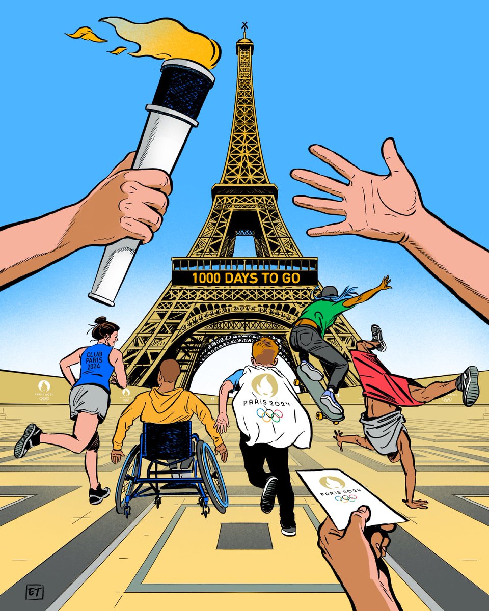 TurkParalimpik's tweet photo. #Paris2024 Olimpik ve Paralimpik Oyunları'na 1000 gün kaldı.🤩🥳

#TurkParalimpik #1000daystogo https://t.co/hzZl7SEXLJ