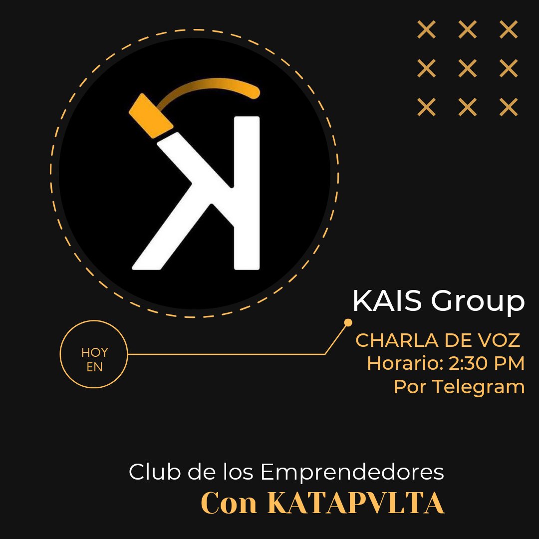kaisgroupblog's tweet photo. Hoy tenemos sorpresa 🎉y esperamos que no te la pierdas.

Estamos hablando🗣de nuestra primera CHARLA de VOZ 🎙️ en el proyecto 👥.

Pero es no es todo😳, hoy  hacemos Estreno👏 de nuestra categoría el Club de los Emprendedores 👥🇨🇺, de la mano de nuestro Redactor ✍️ @willy_amat_ https://t.co/xZq0inayP6