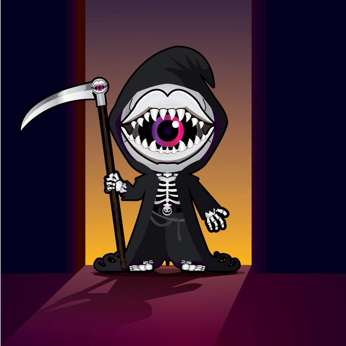 Knock knock❤ trick or treat? 
Who are you? I'm a ghost. I'm a little ghost. 👻👻👻 
🔥 Jack o lentern : opensea.io/assets/ethereu…
💀 The Gim Ripper : opensea.io/assets/ethereu…

#NFTCommunity #nftcollector #NFTs #opensea  #NFTjapan #nftasia #halloween2021 #NFT #ETH #TrickorTreats