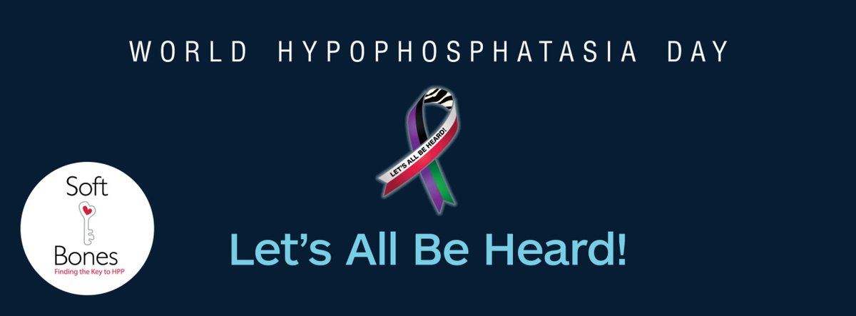 SoftBonesHPP's tweet photo. On this #WorldHPPDay, let’s all be heard! Today we come together to bring awareness to this rare disease #HPP. Let us all educate media, healthcare practitioners, family members, friends and our local communities. https://t.co/OsayqXln2j #SoftBonesHPP #hppaware #hppstrong https://t.co/xLUuye5pC7