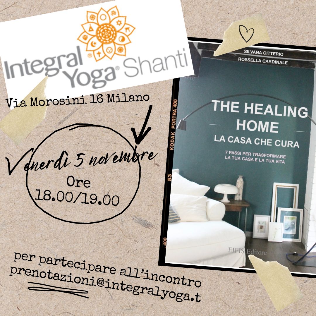 rocard68's tweet photo. Vi aspettiamo il 5 novembre alle 18 presso @IntegralYoga Shanti Milano per un nuovo appuntamento con #thehealinghome 
@rocard68 @SilvanaCitterio @Eifis Editore https://t.co/KsIjvcCqqu