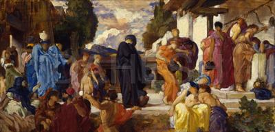 Happy National Philanthropy Day! Show your support for the arts today by calling the Dahesh at 212-759-0606 to make a donation. 

Frederic, Lord Leighton, Study for “Captive Andromache,” ca. 1888