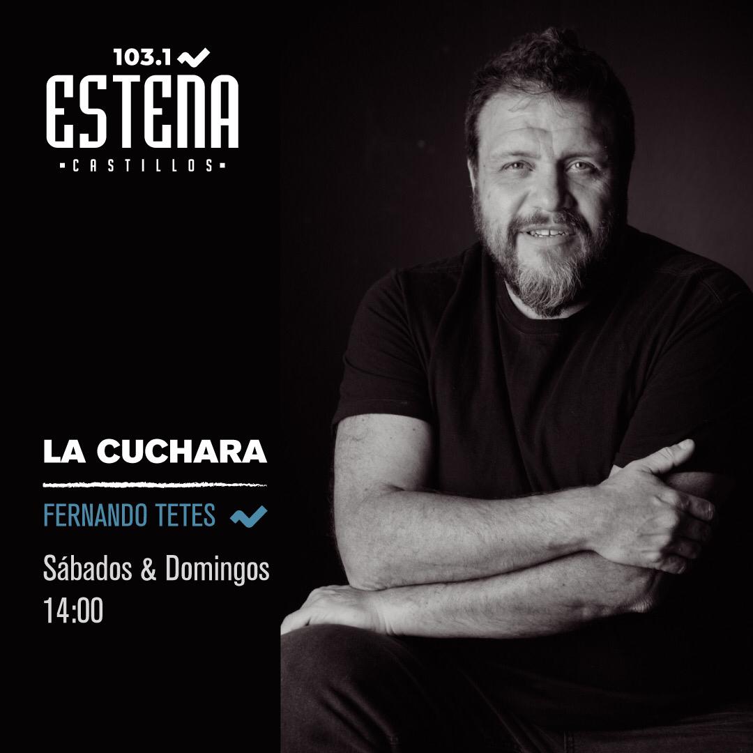 FernandoTetes's tweet photo. A las 11 en @ciudadana923fm y a las 14 en @EstenaUy en @lacuchara @fatadelgado sobre Apagón en Netflix, varias canciones homenaje a Maradona en su cumple y Jorge Drexler, Andrés Calamaro y Tangana juntos de charla a propósito del estreno de Tocarte. Yo les avisé https://t.co/eEh23el11y