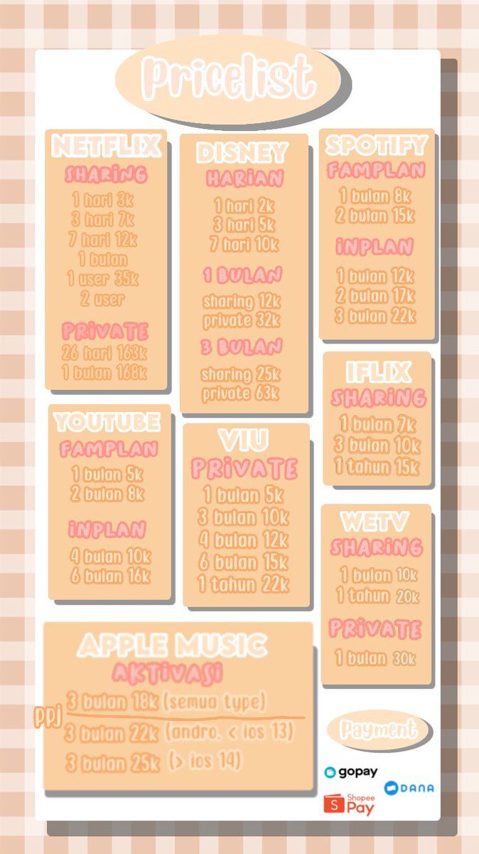 sezductive's tweet photo. @jakemyeon hi all!! Lagi mau jajan App Premium yang 💯 murah, legal dan bergaransi? Yuk beli di @jqnjijiwa aja ready loh, harganya juga terjangkau dan tentunya TRUSTED 🤩🤩. To order dm ke @jqnjijiwa / link wa di bio ya 💘💘 https://t.co/AcWuGupwNO