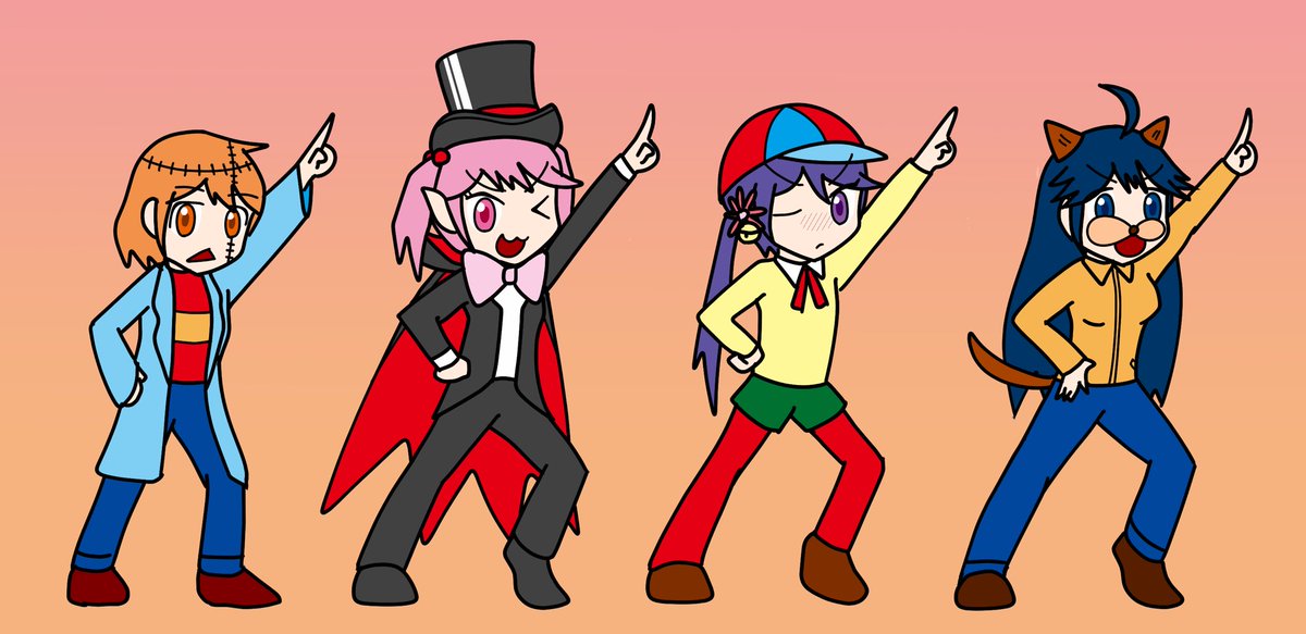 艦これ さあ 始まるザマスよ いくでがんす フンガー まともに始めなさいよ 水平眉毛のイラスト