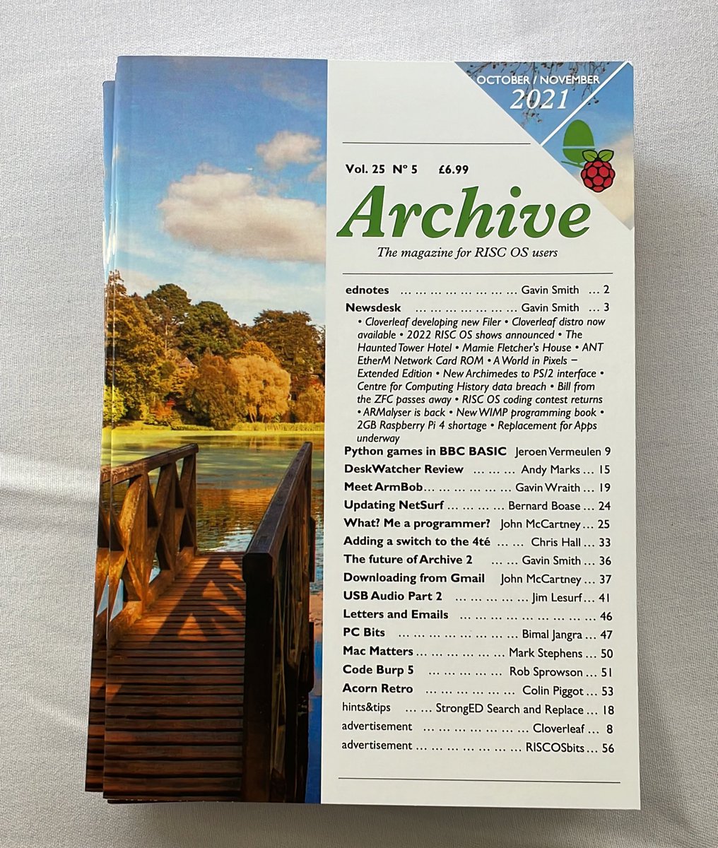archiveriscos's tweet image. If you’re a subscriber at the #RISCOSLondon2021, be sure to come by the Archive stand and pick up the latest issue!