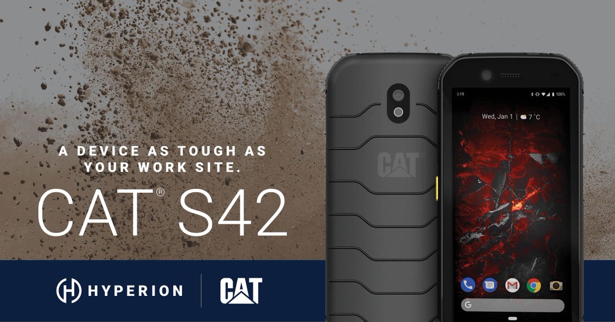 Hyperion_Prt's tweet photo. Do you need a device that’s as tough as your industry? Introducing the NEW CAT® S42. It’s perfect for extreme environments and first responders.
Learn more at https://t.co/CkBPhlVKou
#HyperionPartners #Experts #Simplify #400years #Wireline #Demystify #CAT https://t.co/tfp3rUfpNT