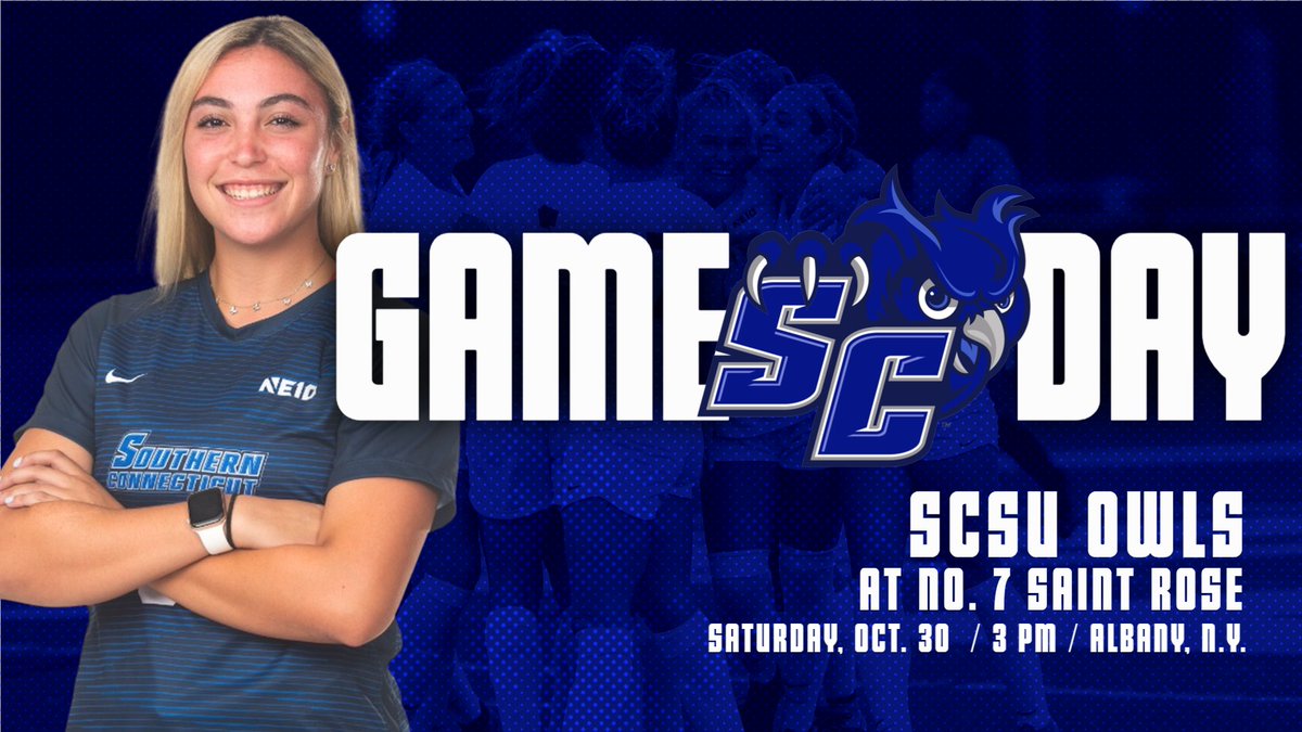 SCSU_WSOC's tweet photo. GAME DAY! The Owls are on the road to face Saint Rose in Albany.

Follow from at home:
📈- https://t.co/6UC4VINfKl
💻 - https://t.co/1sNRyfcPzN https://t.co/M3oxLB5UUC