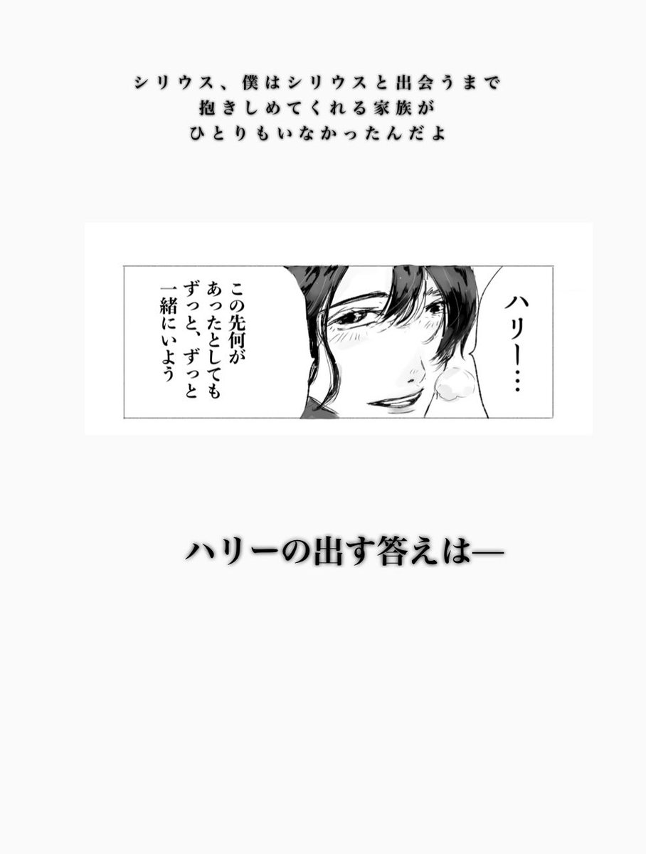 _O3x27_'s tweet photo. 大変遅くなりました！サンプルです🐶
神秘部での戦いのあと、目を覚ましたシリウス。シリウスの自己犠牲的な言���に"本当に自分は愛されているのか"ともやもやするハリーが腹を割って初めての喧嘩をするおはなしです。
 #hpfb211031
#hp生存if
【Hき3:ちあき屋】 https://t.co/rILXsTeoEz