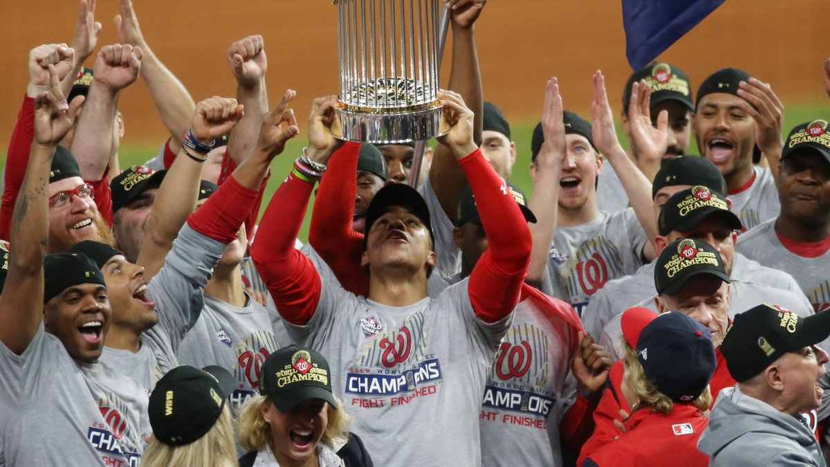 BenRaby31's tweet photo. This Date DC Sports History (Oct.30, 2019)

The #Nats finished the fight and rallied to beat the Astros 6-2 in GM7 of the #WorldSeries https://t.co/ugPi2maUYt