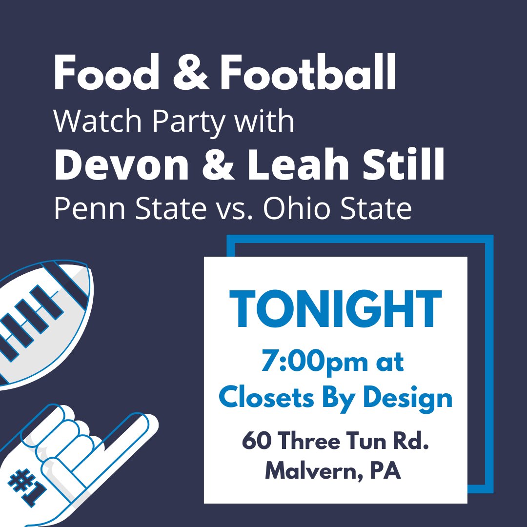 stillstrongfndn's tweet photo. Meet Devon &amp; Leah Strong tonight and watch Penn State beat Ohio State. Enjoy burgers and brews while supporting the Still Strong Foundation when purchasing a beer-burger raffle ticket at Locust Lane Craft Brewery. #pennstate #beatohiostate #devonstill #stillstrong #leahstrong https://t.co/JC5rJwDu3Y