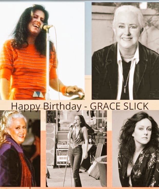 HAPPY BIRTHDAY  Grace Slick
(Jefferson Airplane/Jefferson Starship )
October 30, 1939 