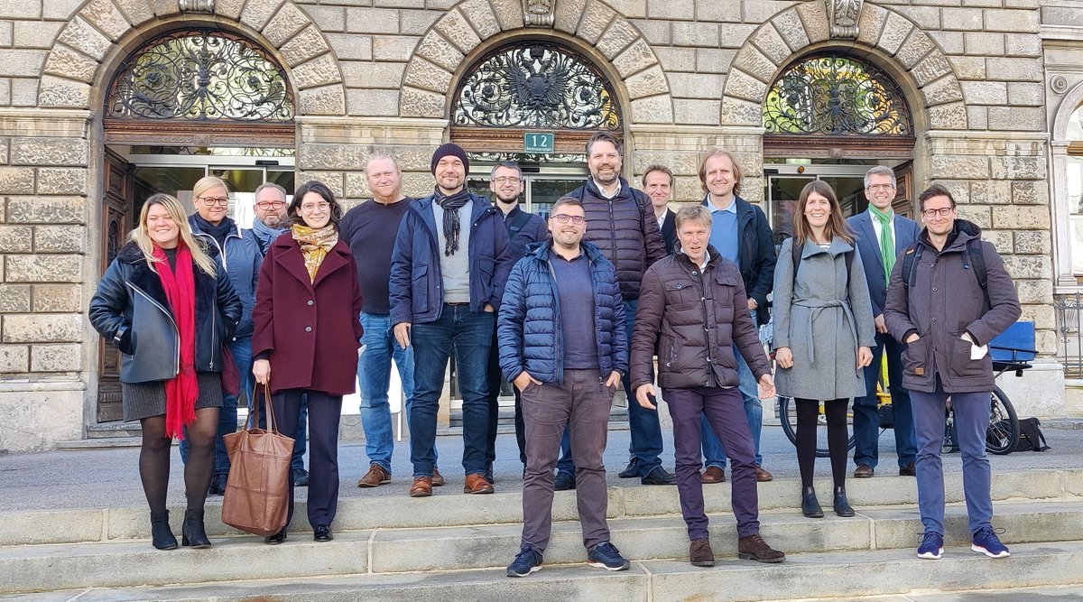A great team, a great project, two productive days: the 'physical team' of the @mGov4EU consortium meeting! #H2020 #mGov4EU #eGovernment #SSI #eID