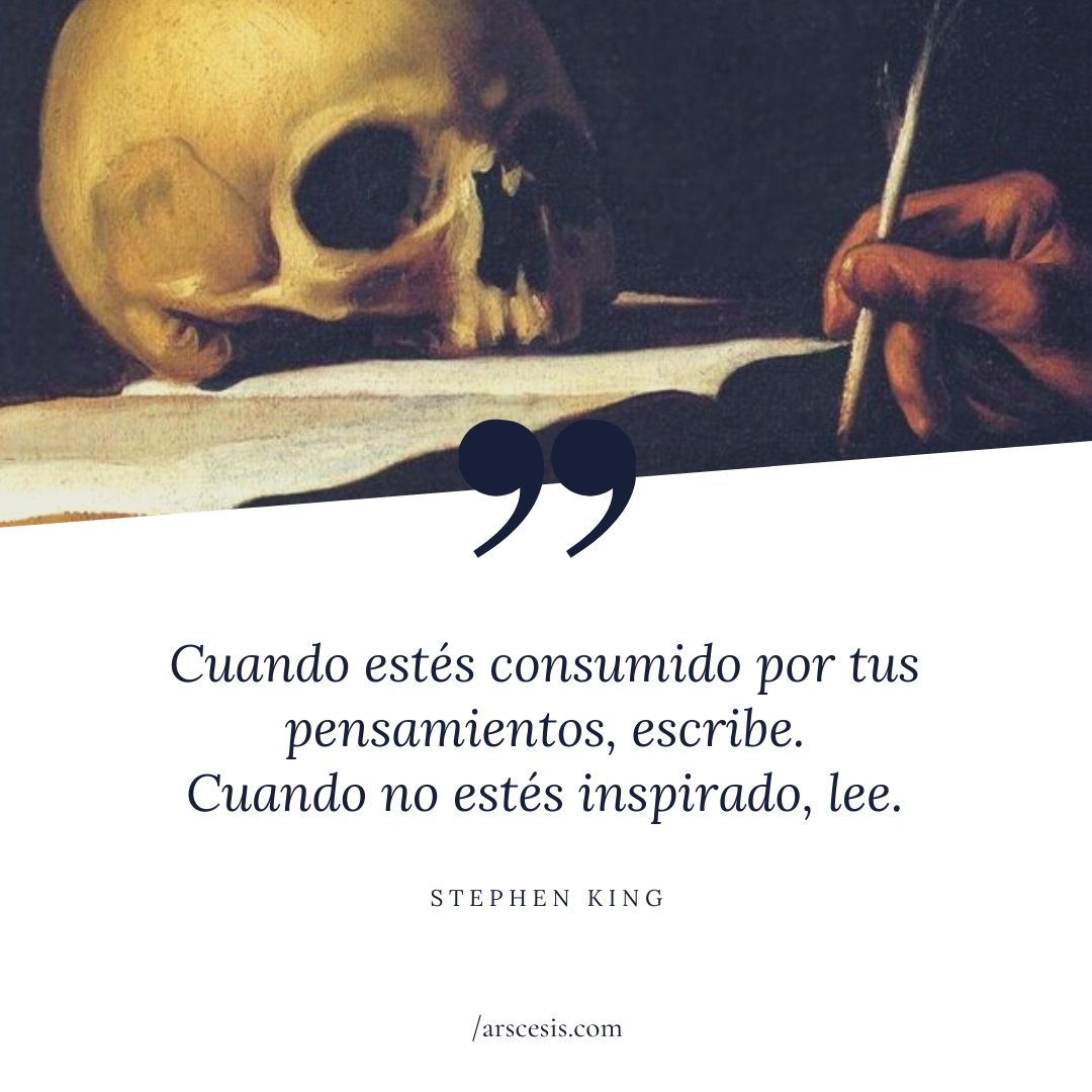 ARSCESIS's tweet photo. ✨🎃 Que no te asuste un bloqueo. ¡Recuerda que para escribir bien hay que leer bien! https://t.co/lfLyfcVOZK