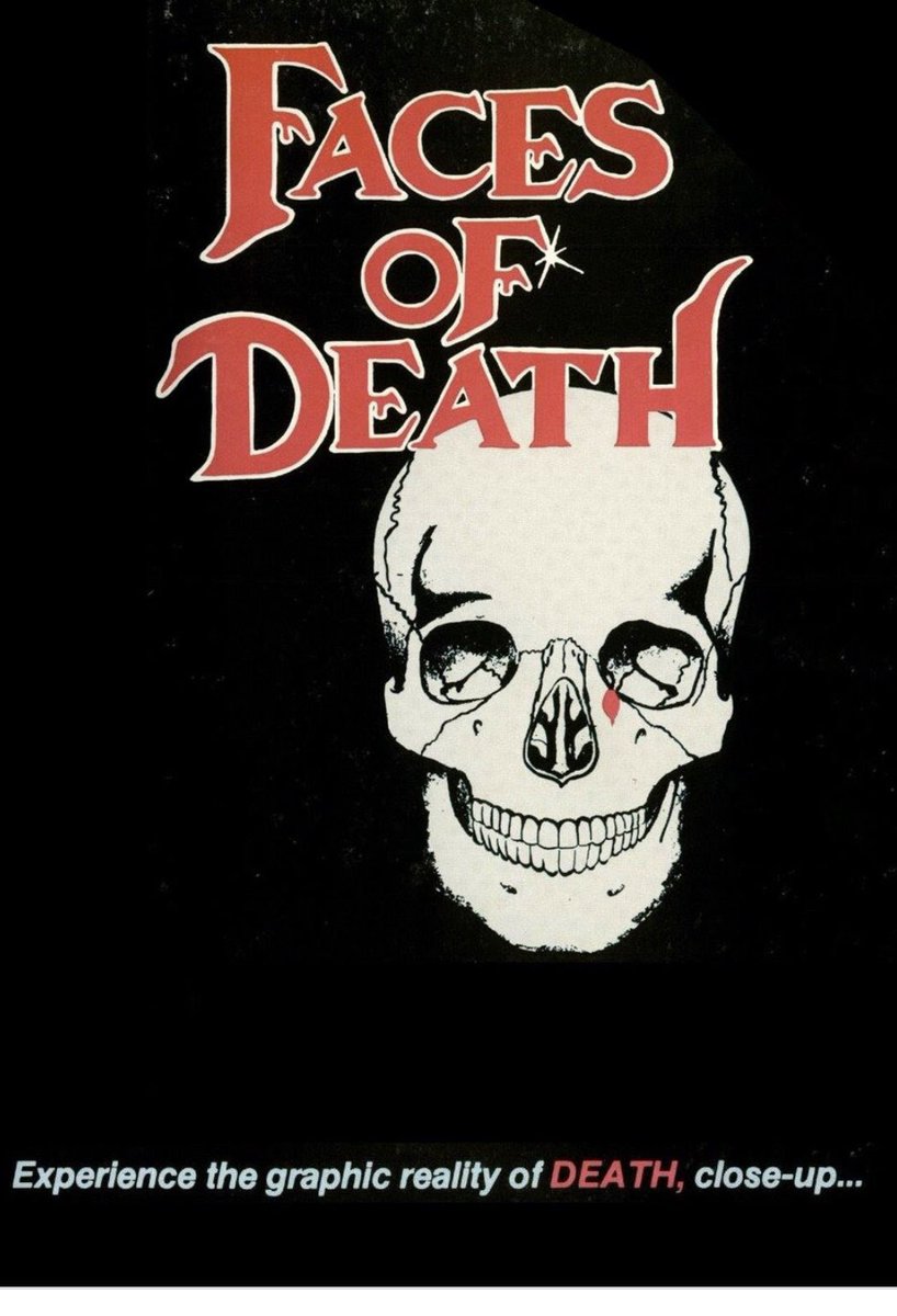 43toeknee's tweet photo. Anyone else rent this from #BlockbusterVideo back in the day? #FacesOfDeath #Holloween #Creepy #MonkeyBrains https://t.co/Wv6h7ZvI94