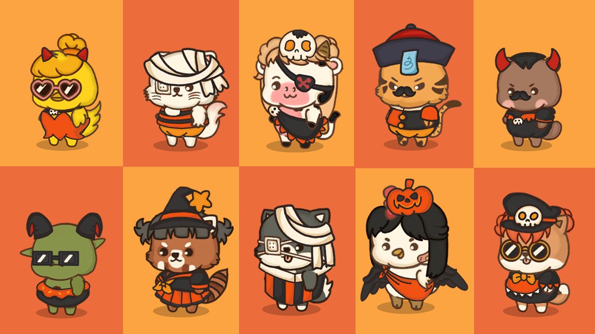 🎃🎃 HALLOWEEN NEW DROP NOW ! ! ! 🎃🎃
NFT can play!!! 

OpenSea: opensea.io/collection/mor…
Let's play!! moremoreanimal.web.app
Discord : discord.gg/VEGAAB5mQg

#ThaiNFT  #NFTCommunity #NFTdrop #OpenSeaNFT #NFTcollectable
#NFT #nftcolllector #NFT