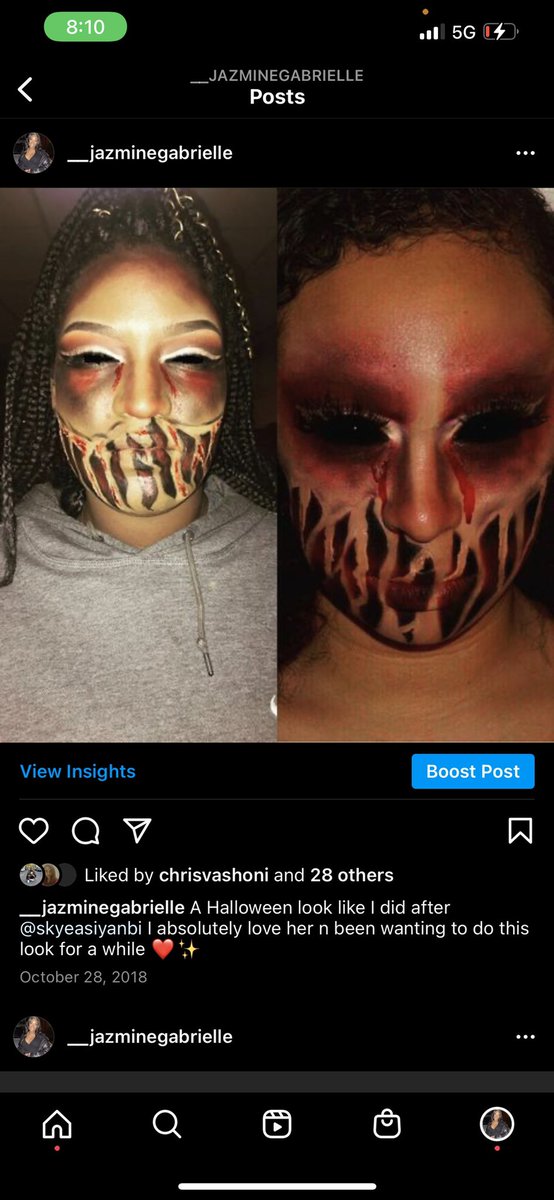 jaz_themua's tweet photo. Im not new to this 🙄 I’m true to this baby 🤫 A few of my fav Halloween looks from the past 🙃 If you havent, go follow me on Instagram 🗣.       
#blackownedbusiness

#beautyinfluencer

#blackownedbusiness
#blackowned
#DetroitMUA
#Detroitbusiness
#blackgirlmagic
#AnnArborMUA https://t.co/pQJySldRkl