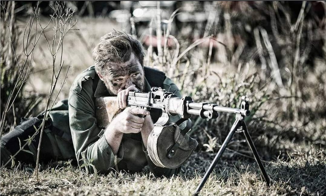 poormanscaviar's tweet photo. I have fired many guns on film/series etc. Handguns, machine guns and more. Aimed at humans, camera and all the trimmings. There is a need for realism sometimes and real weapons. But always worked with the best and never an accident or danger as no live rounds and work with pros https://t.co/NEuJFFMxey