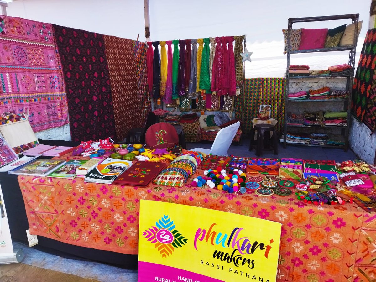 MBCT_Trust's tweet image. Phulkari Makers #BassiPathana #PMBP self help group #SHG of rural crafts women trained &amp;amp; supported by @MBCT held exhibition at Chandigarh Horse Show hosted by The Ranch, The Ranch, Near Oberoi Sukhvillas New Chandigarh, 29 to 31 October 2021 on 9:00AM to 7:00PM. #womenempowerment