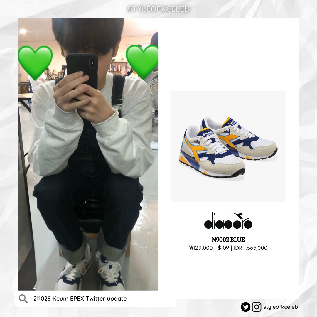styleofkceleb's tweet photo. 211028 Keum EPEX Twitter update
diadora - N9002 BLUE
₩129,000
🏷️ https://t.co/Sw5QYfnCbZ
#EPEX #이펙스 #KEUM #금동현
#Styleof_KeumEPEX #Styleof_EPEX https://t.co/SV7yIZxAP1