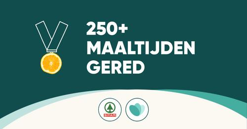 Sparwoudsend's tweet photo. TO GOOD TO GO| Samen hebben we al meer dan 250 maaltijden weten te redden!🌍 hiermee hebben we 800 CO2e bespaard 🌳 https://t.co/j5PY2IIPSy